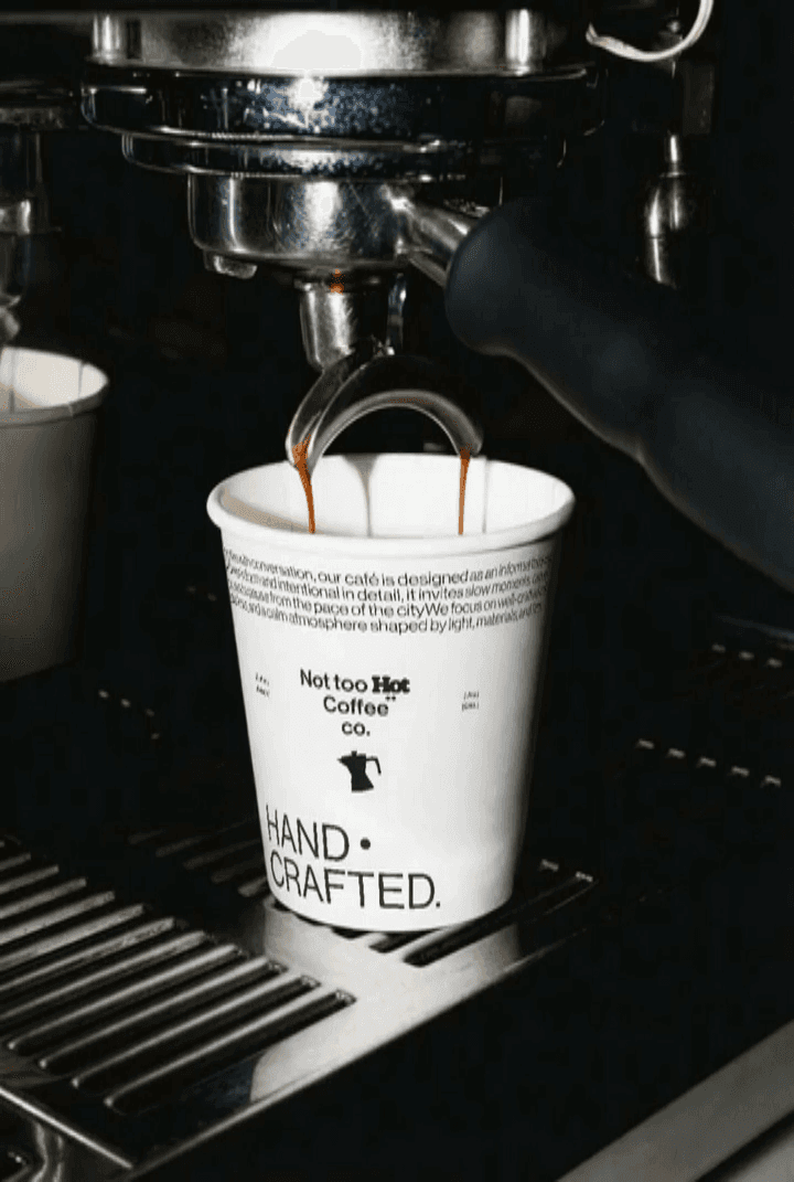 Fictional neighborhood cafe story featuring espresso
